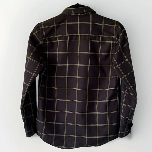 Dixxon Youth Division Gridlock Flannel Button Up Long Sleeve Shirt Size Medium - Picture 8 of 14